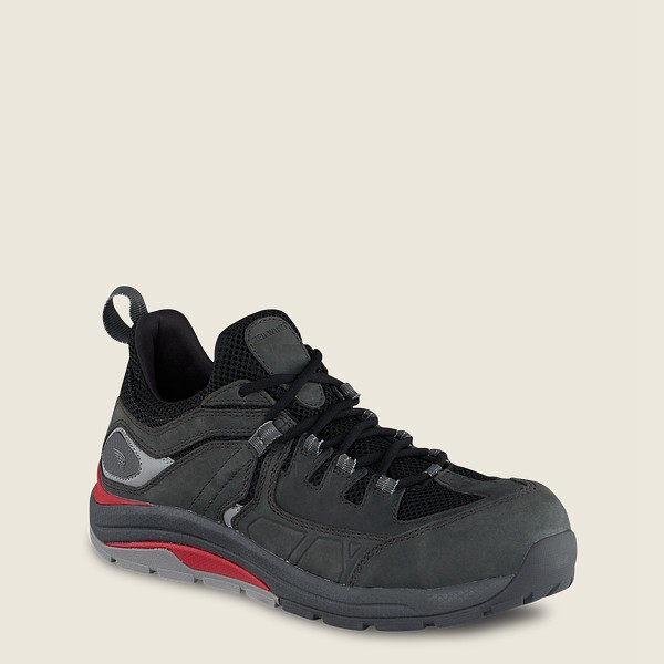 Zapatos de Trabajo Red Wing Hombre Negros/Grises - Cooltech™ Athletics - Safety Toe - 053-BSHQNT